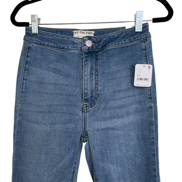 Free People Float On Flare Denim Jeans Size 25 NEW - Picture 5 of 8